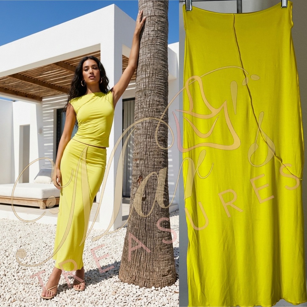 The Line By K Vana Pencil Maxi Skirt Sz XS